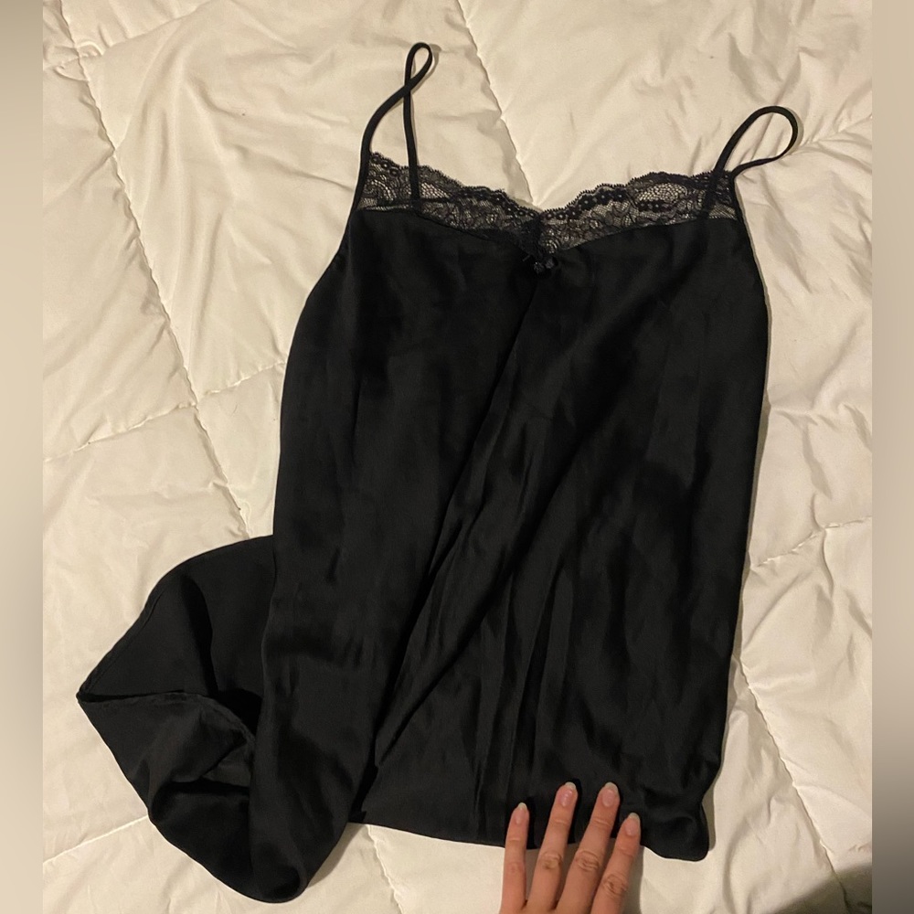 lace slip dress